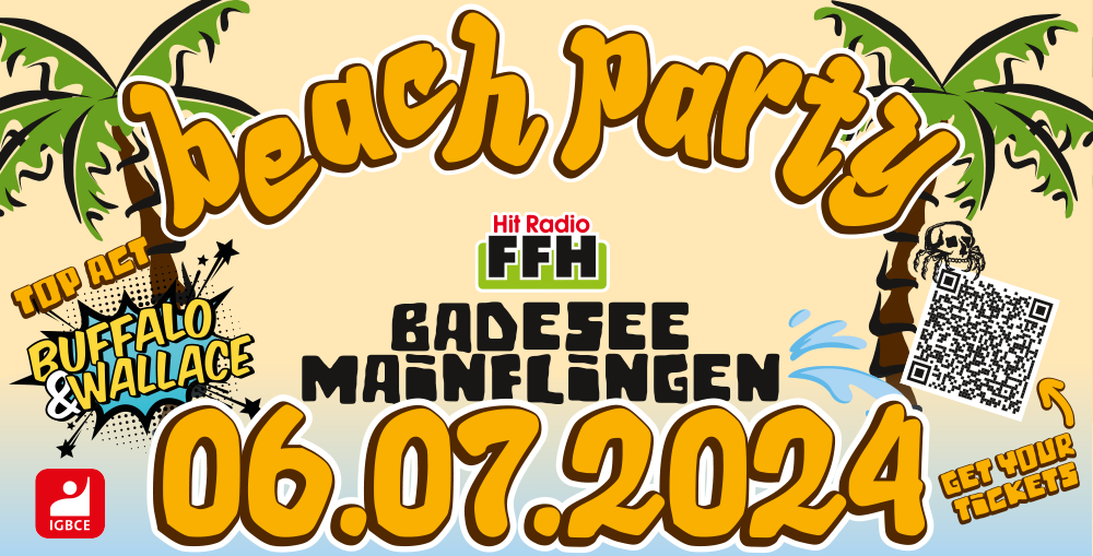 banner Beachparty